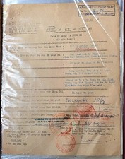 Original Signature Document Thieu tuong Lam Nguon Tanh 1964 South Viet Nam Rare.