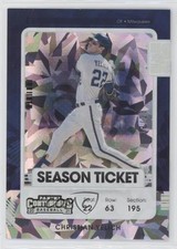 2021 Panini Contenders Season Ticket Cracked Ice 13/23 Christian Yelich #9 o7m