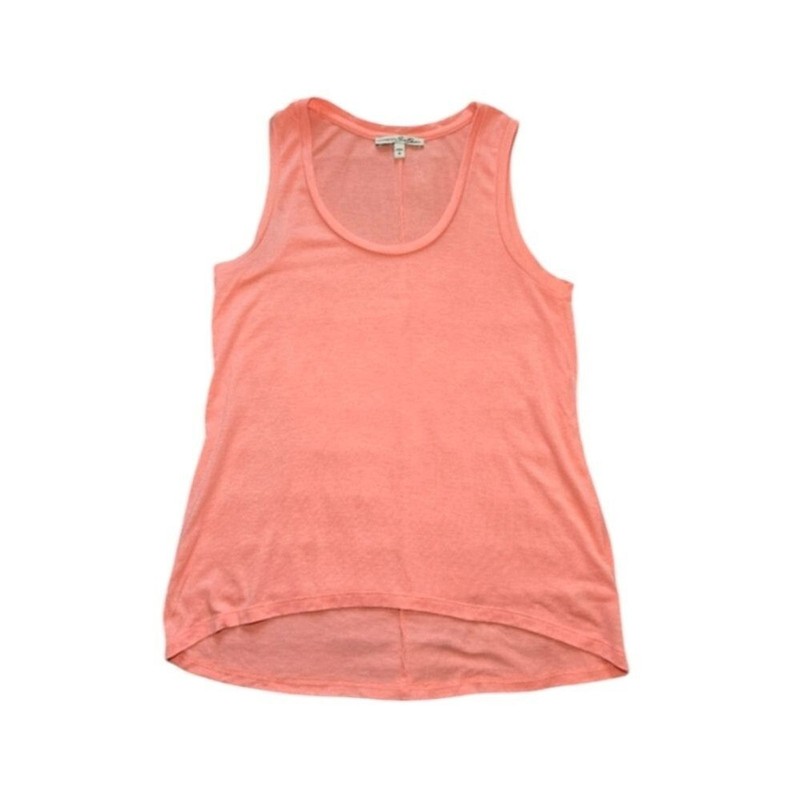 Express One Eleven Hi/Lo Tank - Orange Sz S