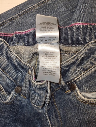 Levi Strauss & co Straight Fit Girls Size 10 Slim Adjustable - Picture 5 of 8