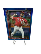 Yosver Zulueta 2025 Topps Series 2 Blue Rainbow Foil RC /150 #372 Reds