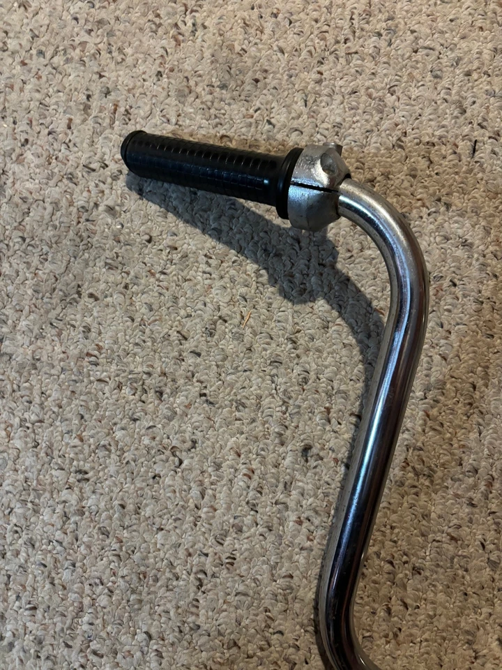 Manillar de minibicicleta Ruttman vintage principios de los años 70 con acelerador y empuñaduras Foto 4 de 4