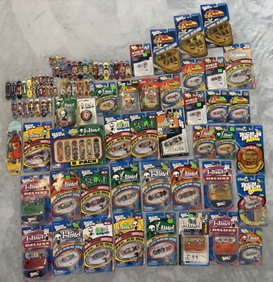 Huge Vintage Tech Deck Lot Blind & World Industries Sealed + Loose Rare