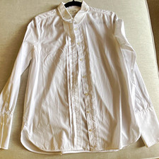 Max Mara women?s White Slim Fit Cotton shirt.
