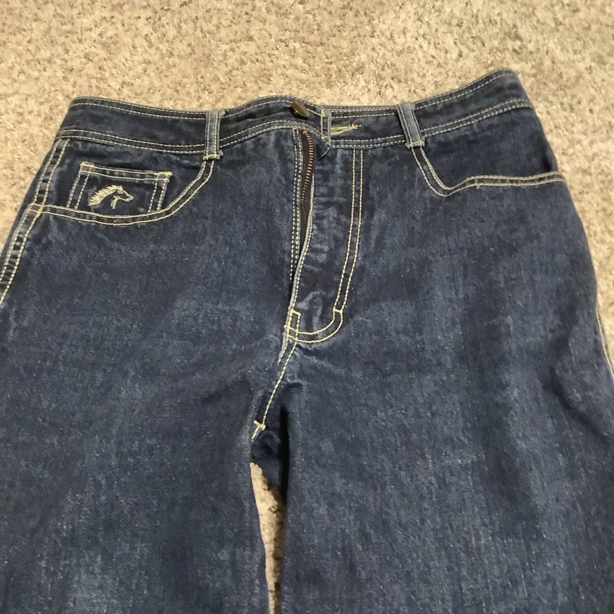 JEANS LARGE 206H 100 % coton bio superdenim indigo brut femme