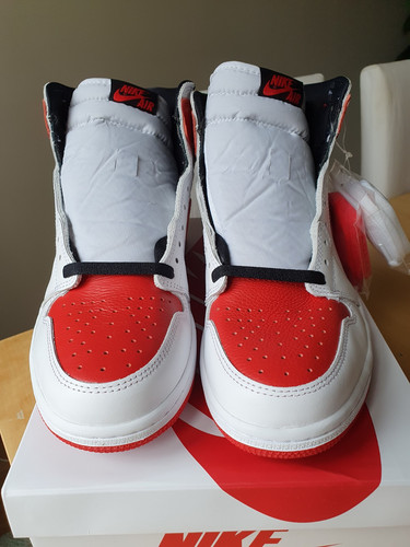 NEU Nike Air Jordan 1 Retro High Og Heritage 43 US 9,5 555088-161 Ovp - Bild 3 von 10