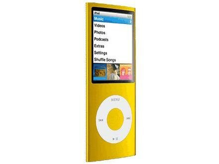 Apple iPod nano 4th Generation Yellow (8 GB) - New Battery