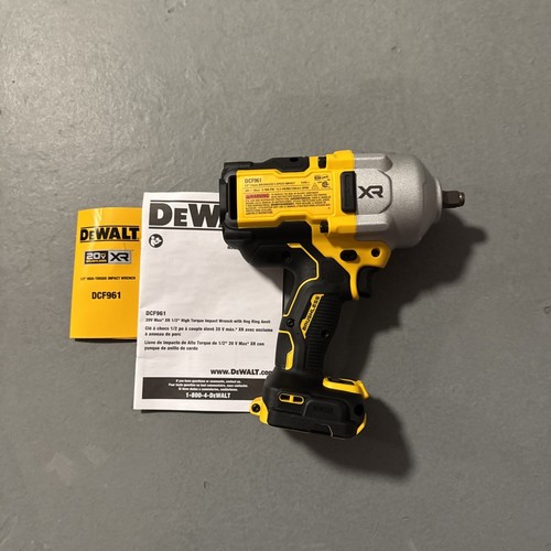 DEWALT DCF961B 20V MAX XR BL 1/2 in. Impact Wrench with Hog Ring (Tool Only) New - Picture 3 of 17