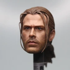 1/6 Thunder Thor Head Carving Sculpt Model Fit 12'' Action Figure