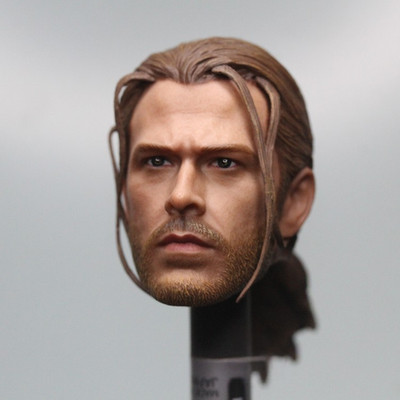 1/6 Thunder Thor Head Carving Sculpt Model Fit 12'' Action Figure