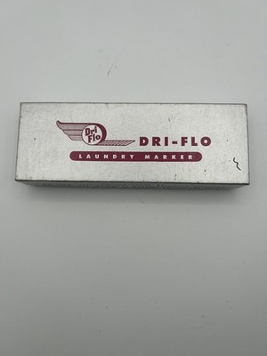 Vintage Dri Flo Laundry Marker Pen with Box and Ink           C1