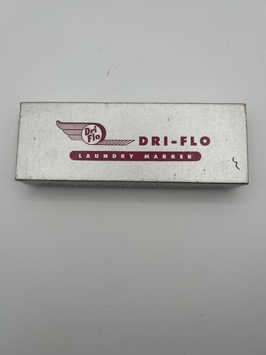 Vintage Dri Flo Laundry Marker Pen with Box and Ink           C1