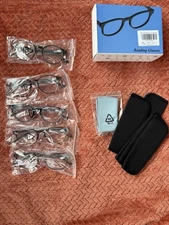 Brand New 5 Pairs of Women's Kerecsen Reading Glasses 3.50 Tortoise Round