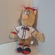 Atlanta Braves Blooper the Mascot Plush MLB 14