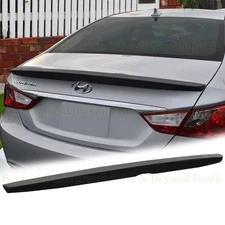 For 2011-2014 Hyundai Sonata Factory Style Spoiler Lip Trunk Wing MATTE BLACK