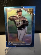 2024 Bowman Draft - Chrome Leo De Vries #BDC-116 Blue Refractor /150 (RC)