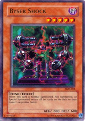 Yugioh! LP Byser Shock - PGD-103 - Ultra Rare - 1st Edition Lightly Played, Engl