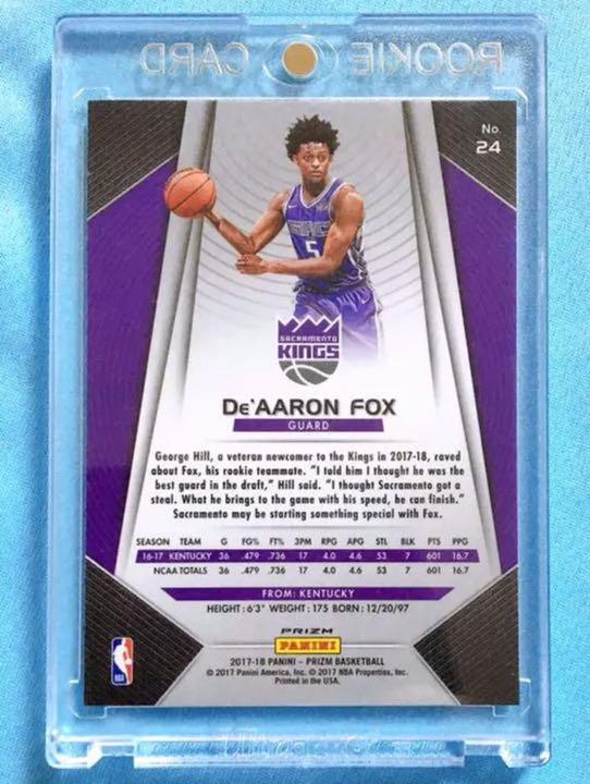2017-18 Prizm Deararon Fox Rc Silver Prism | eBay