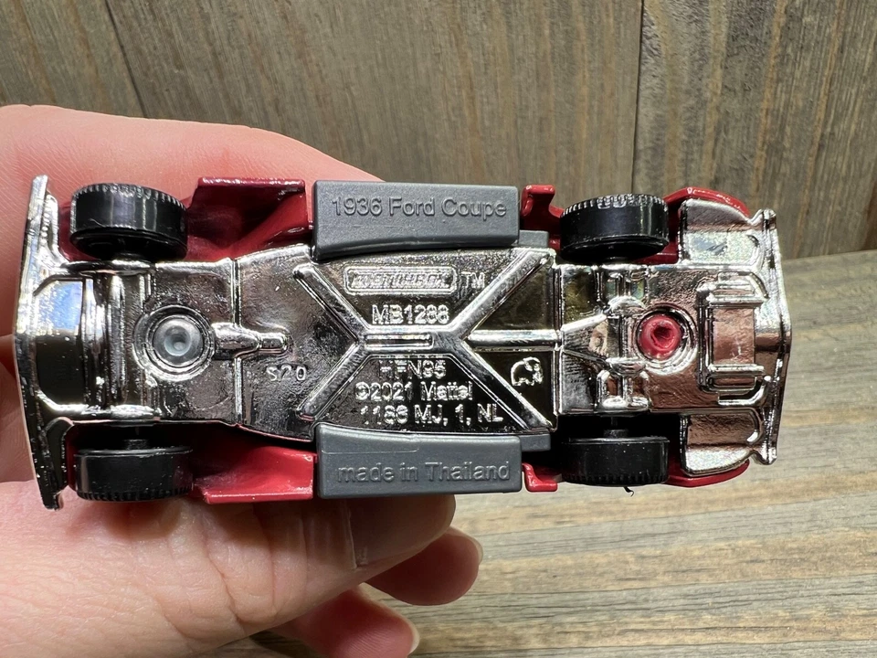 2 FOR 1! MATCHBOX LOT 1936 FORD COUPE LOOSE RED GREEN xploraf LOT X - Image 4 of 4