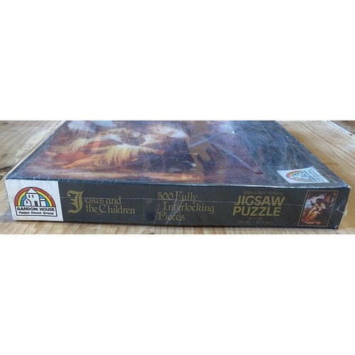 Vintage Jesus And The Children 500 Piece 13" x 20" Random House Puzzle SEALED - Picture 3 of 3