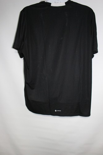 ADIDAS AEROREADY TRAINING BLACK PERFORMANCE S/S T-SHIRT SZ: 2XL 2X NWT HF7214 - Picture 3 of 3