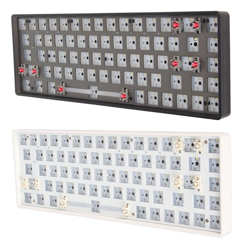 Mechanical Keyboard Kit 68 Keys 2.4G BT Wired Mode Gaming Keyboard Replacement - Picture 7 of 18