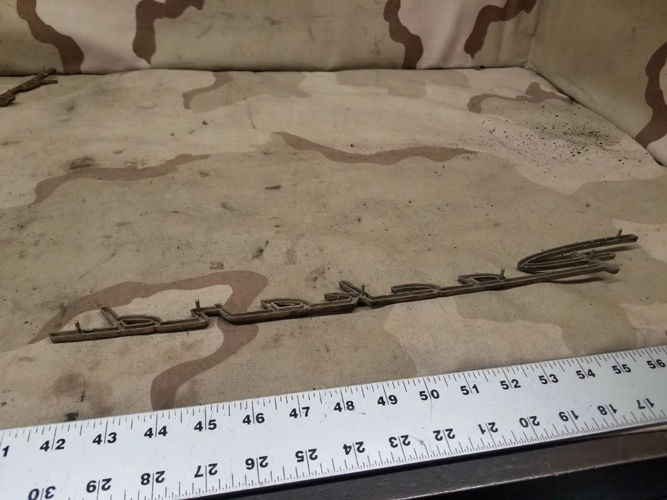 (1) NOS 1955 1956 55 56 Packard 400 Patrician 加勒比徽章脚本徽章 — 第 3/4 张图片