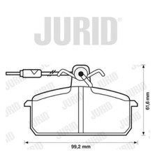 Plaquette de frein Seat RONDA