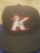 spencer moran game used hat GU intimidators cannon ballers milb size 7 1/4