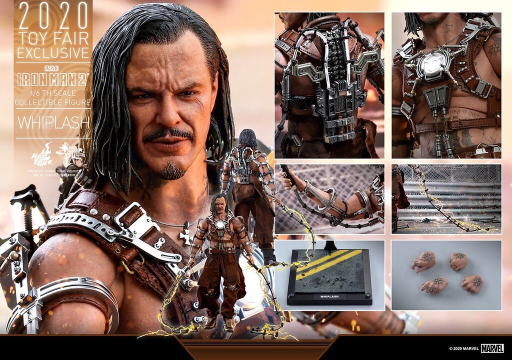 In stock) Hot Toys MMS569 Iron Man 2 - 1/6 Whiplash 2.0 BNIB