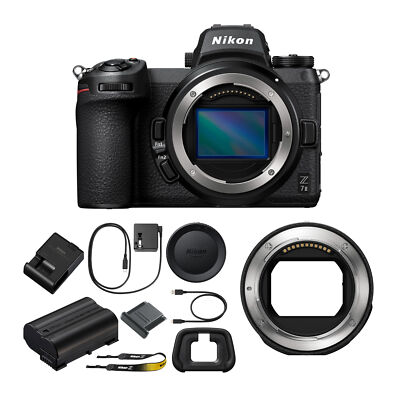 Nikon Z7II Mirrorless Digital Camera Body Nikon FTZ II Mount Adapter PRO