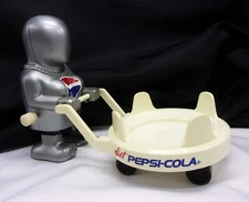Rare! Diet Pepsi-Cola Woman - VTG 2000 Wind Up Toy - Drink Can Delivery - Japan
