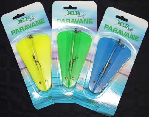 PARAVANE DELTA , TROLLING, 40, 100 or 150g. THE BEST! STAINLESS ATTACHMENTS! - Picture 2 of 15