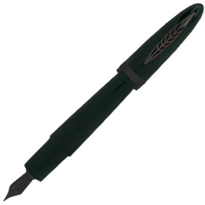 Pineider Modern Times (Tempi Moderni) British Green - Black Trim, Fountain Pen