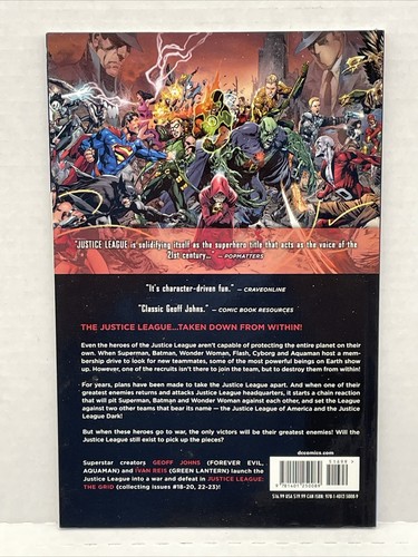 Justice League Volumes 1 to 8 Trinity War Forever Evil Hardcover Paperback Lot - Picture 9 of 21