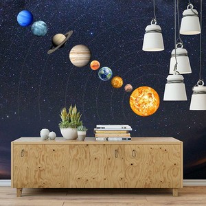 Details About Solar System Planet Night Light Luminous Wall Sticker Glow Decal In The Dark Uk