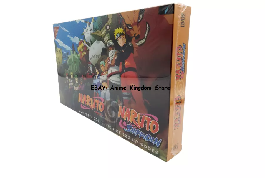 DVD NARUTO SHIPPUDEN VOL.1-720 END ENGLISH DUBBED All Region FREE DHL  EXPRESS