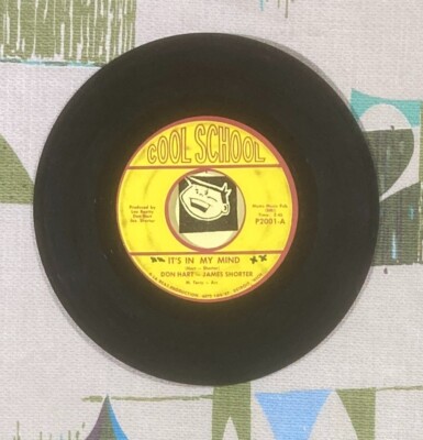 Don Hart James Shorter 45 It's in my Mind 1967 Detroit Soul VG+