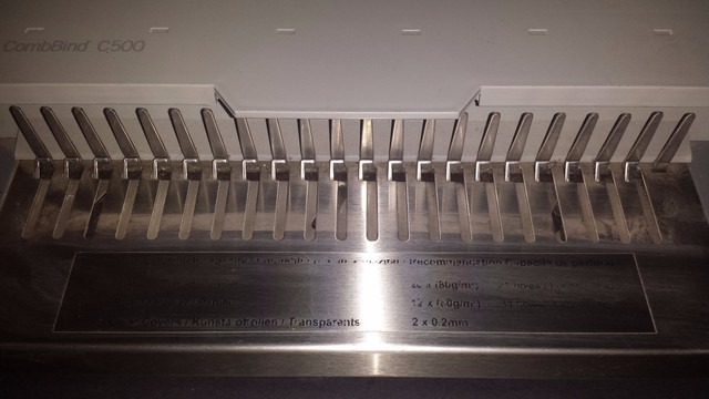 GBC CombBind C500 Comb Spreader Binding Machine for sale online | eBay