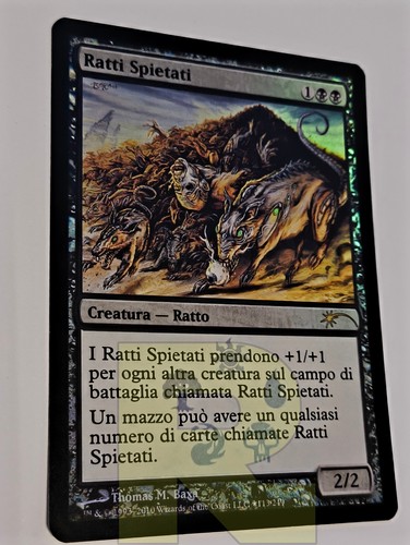 Ratti Spietati / Relentless Rats ® FOIL DCI Promo ® Magic MTG ® Italiano ® EX+ - Picture 3 of 8