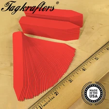 PREMIUM 4" X 5/8" Pot Stakes CORAL Plant Markers Labels Nursery Tags USA MADE