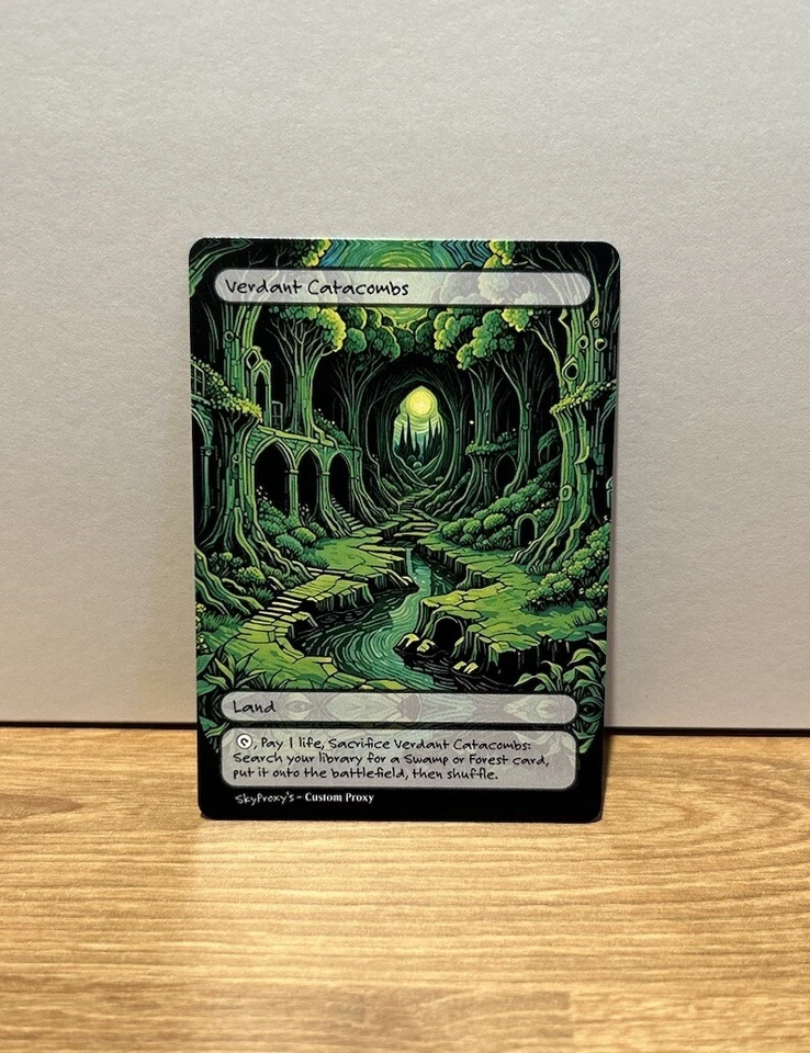Fetch Land Set - Altered Art Custom MTG - Van Gogh Style - All 10! - Image 3 of 4