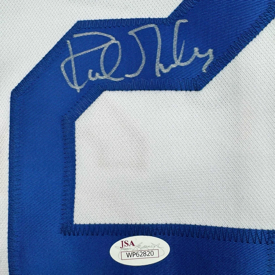 Autographed/Signed Kirk Gibson Los Angeles LA White Baseball Jersey JSA COA - Image 3 of 3