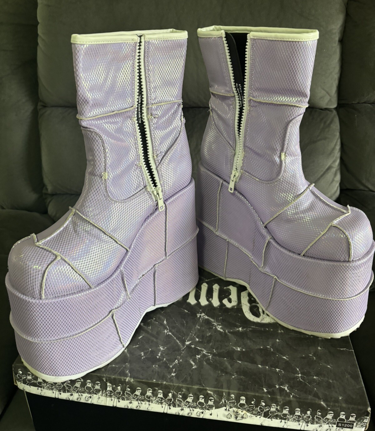 Demonia STACK 201 STACK 201 Size 9 Platform Ankle… - image 3