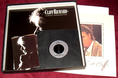 CLIFF RICHARD ALWAYS GUARANTEED LTD ED LP BOX SET POSTER 7'' VINYL PRINT & CARDS