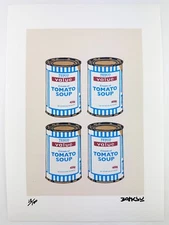 Banksy Original Vintage Art Print Lithograph Signed Limited COA