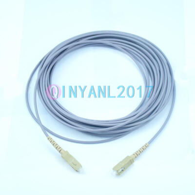 10 meters Armored Multi-mode Simplex Fiber Optic Cable 62.5/125  SC UPC to SCUPC