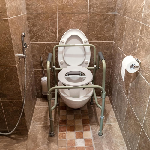 Pbpharma - Sedia Comoda Con WC Portatile Pieghevole Leggero - Sedia 3 in 1 Da Co - Foto 7 di 12
