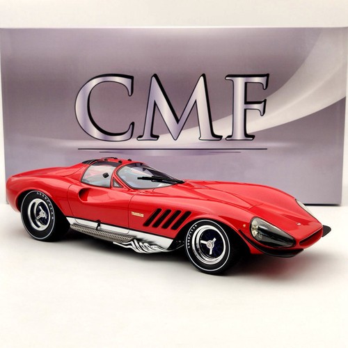 CMF 1:18 Ferrari Thomassima III 1969 Red Resin Model Car | CMF18145 | Collection - Afbeelding 2 van 9