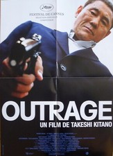 OUTRAGE / AUTOREIJI - KITANO -  JAPAN / YAKUZA - ORIGINAL SMALL MOVIE POSTER